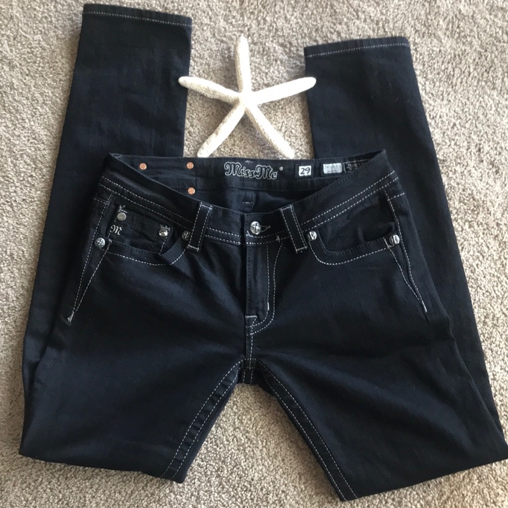 Miss Me Black Jeans Size 29